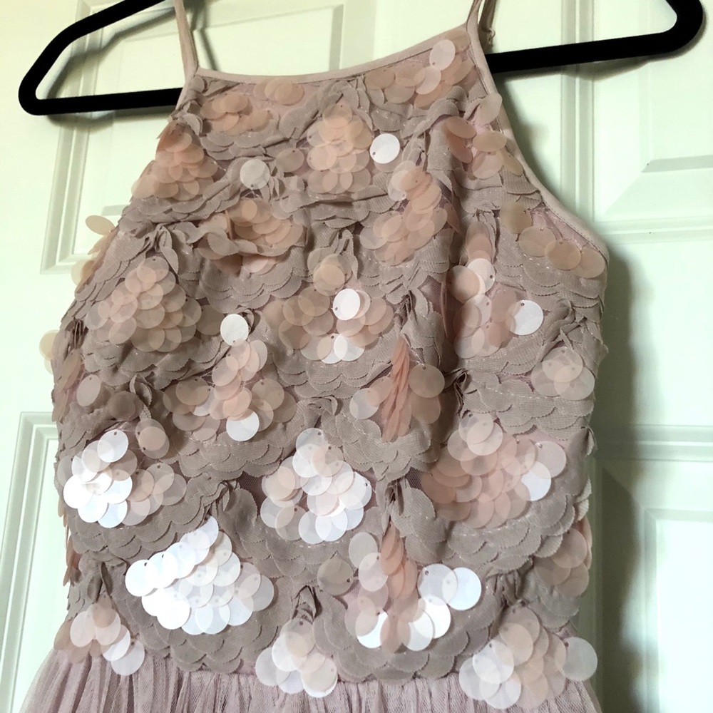 Little Mistress Gorgeous Midi Dress with Tutu Skirt